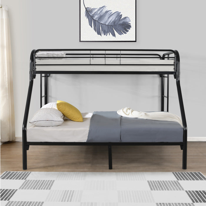Black Metal Bunk Bed Twin/Full