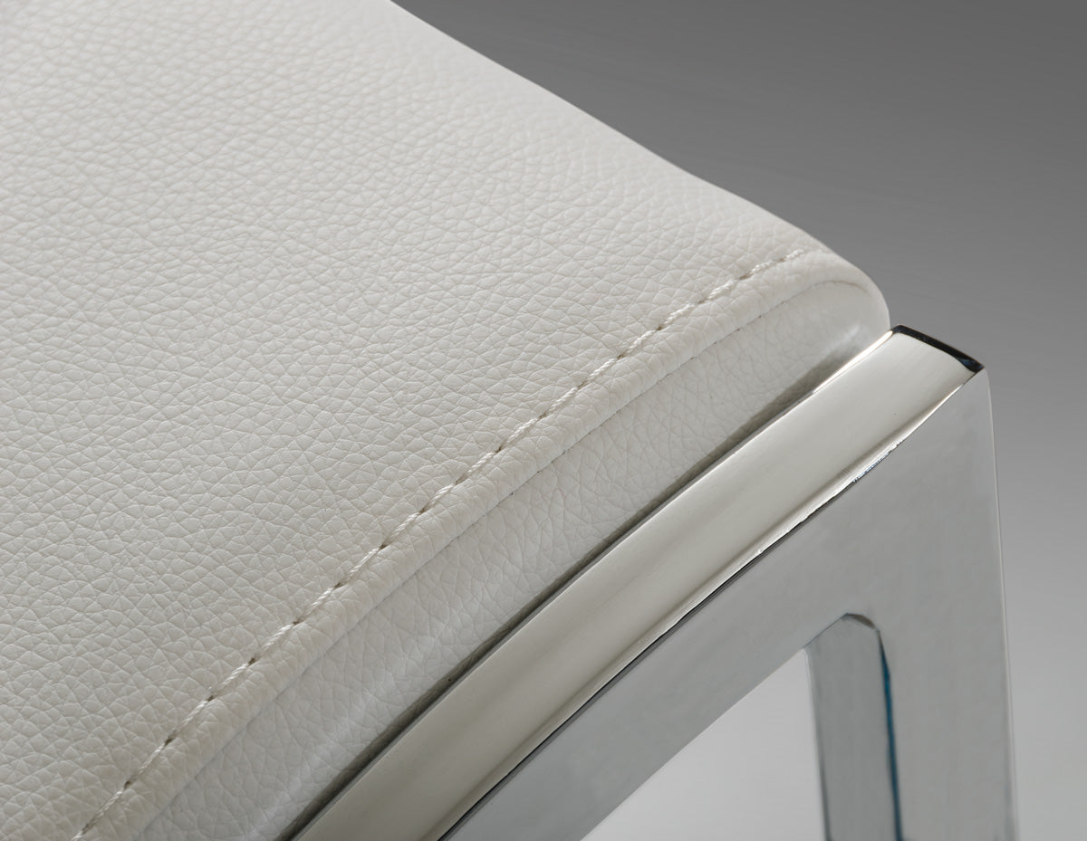 Modrest Joanie Modern White Bar Stool