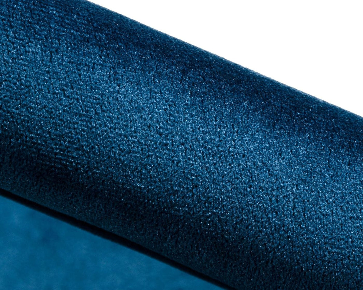 Modrest Kimball - Glam Blue Velvet Bar Stool