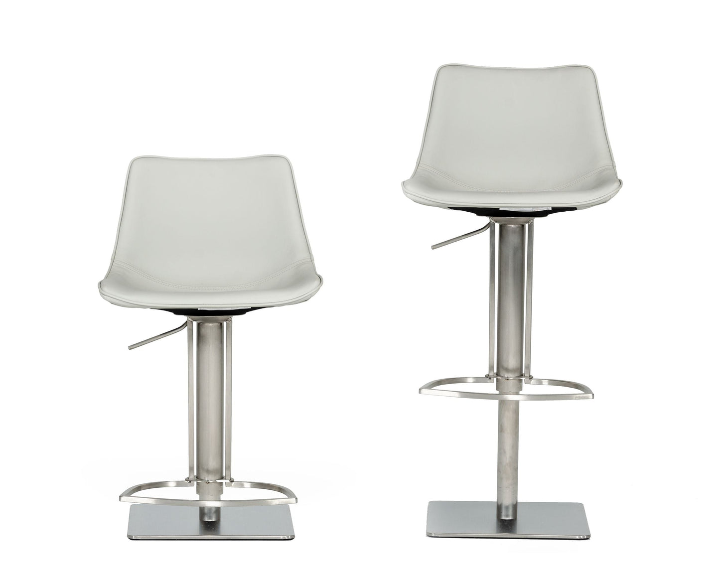 Modrest Manning - Modern Light Grey Bar Stool