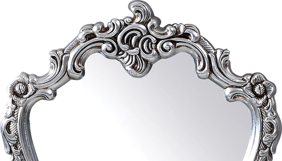 Modrest PU023 - Transitional Black Round Mirror