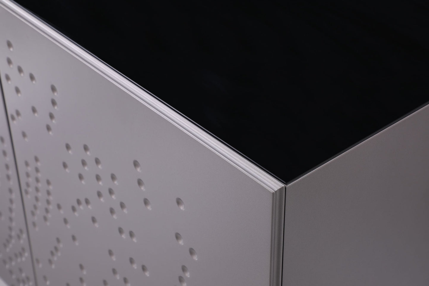 Modrest Antonio - Grey Powder Coating Buffet