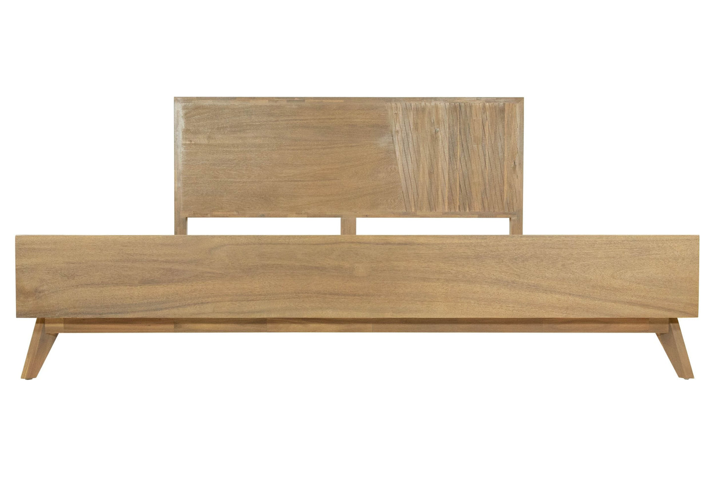 Modrest Claire - Contemporary Natural Light Mocha Acacia Bed
