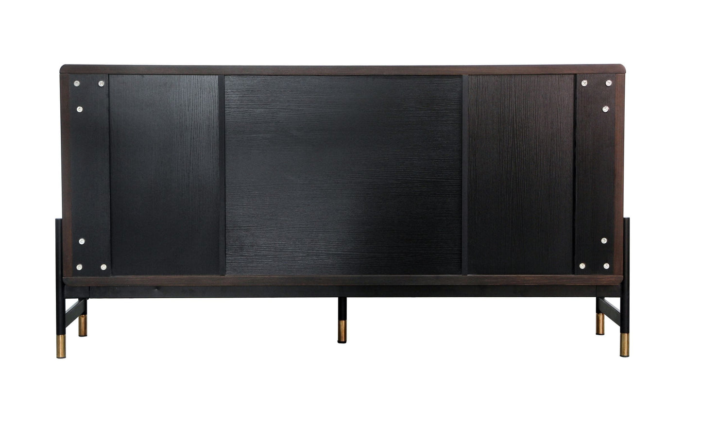 Modrest Gabrielle - Contemporary Walnut & Gold Buffet