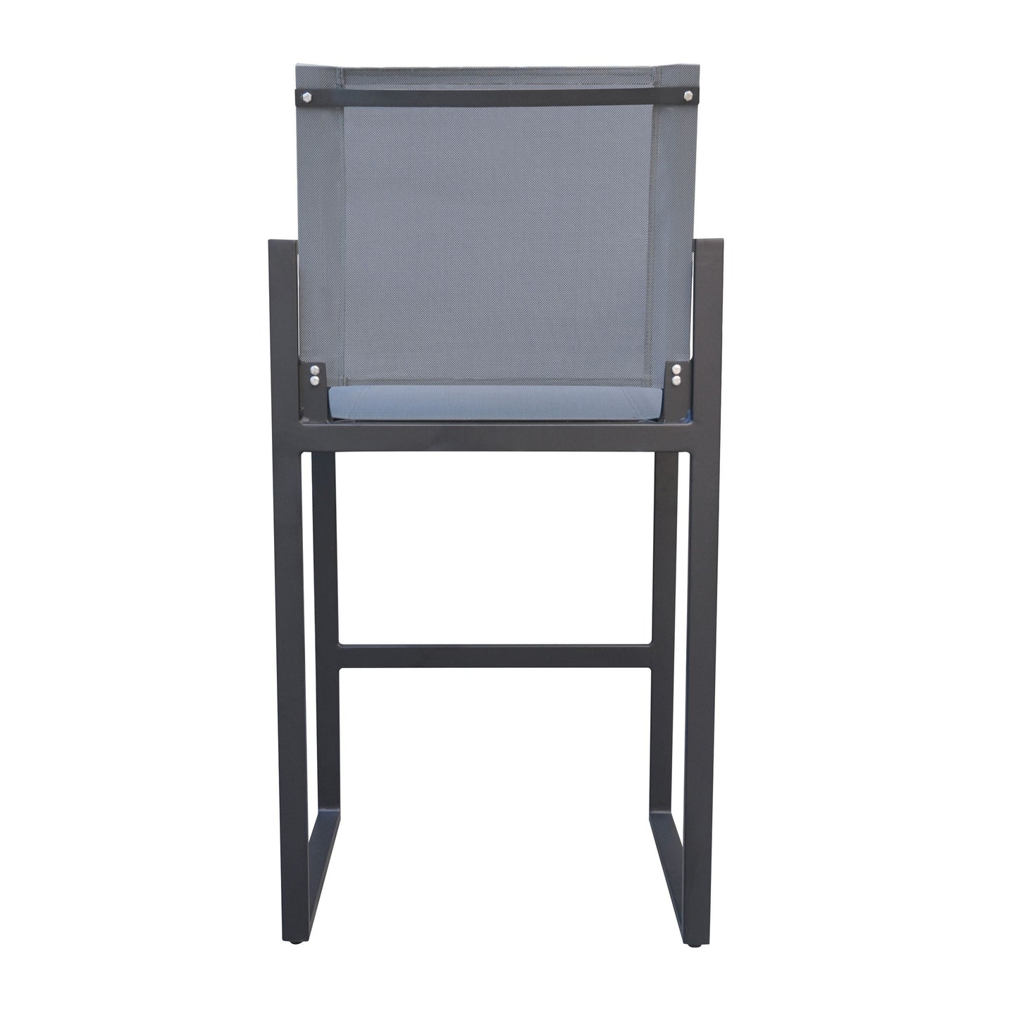 Renava Kayak - Modern Charcoal Outdoor Bar Stool
