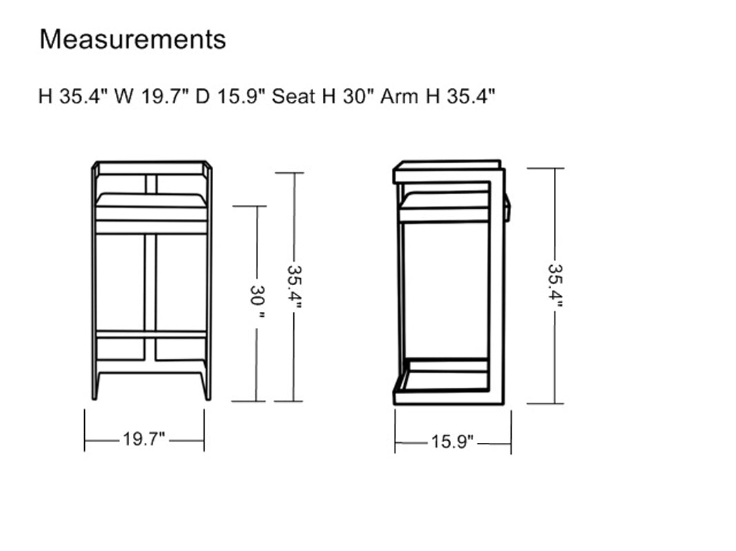 Modrest Halifax Modern Black Velvet & Rosegold Bar Stool