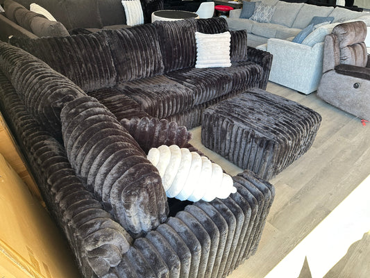 Luxury Black Sectional