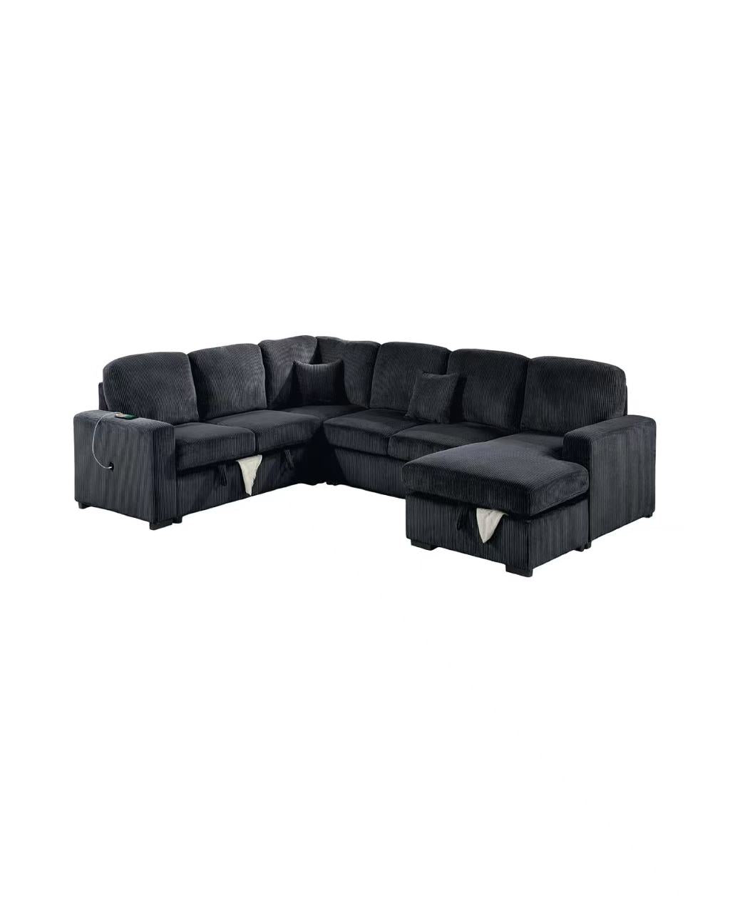 Corduroy Sectional  120“x 92”