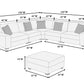 Modular Sectional with Ottoman