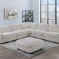 Modular Sectional with Ottoman