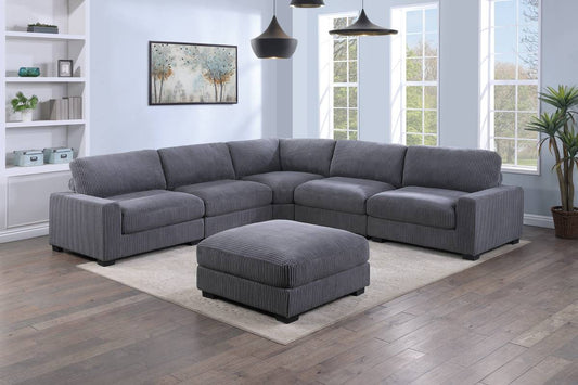 Modular Sectional with Ottoman