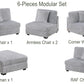 Jumbo Corduroy Customize Sectional