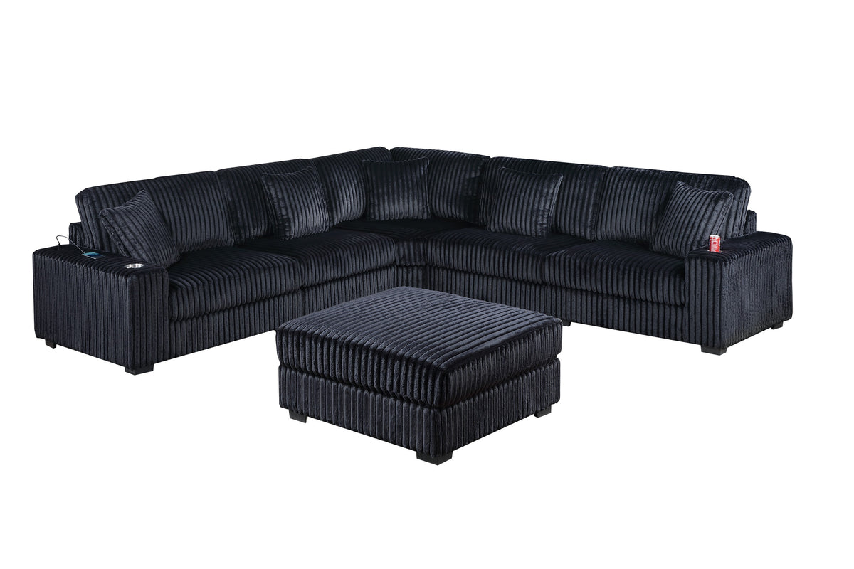 Jumbo Corduroy Customize Sectional