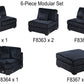 Jumbo Corduroy Customize Sectional