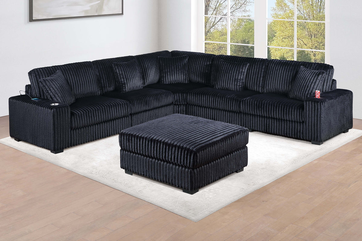 Jumbo Corduroy Customize Sectional