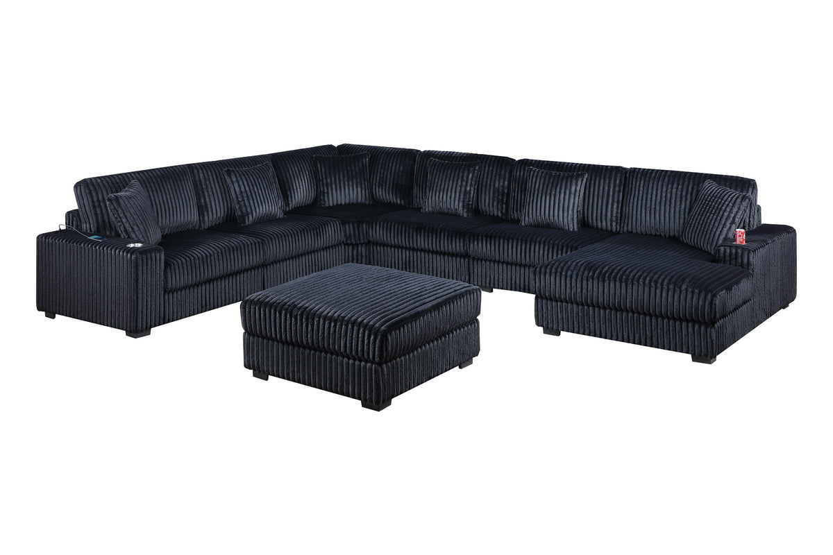 Jumbo Corduroy Modular Sectional