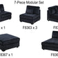 Jumbo Corduroy Modular Sectional