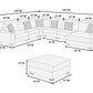 Jumbo Corduroy Modular Sectional