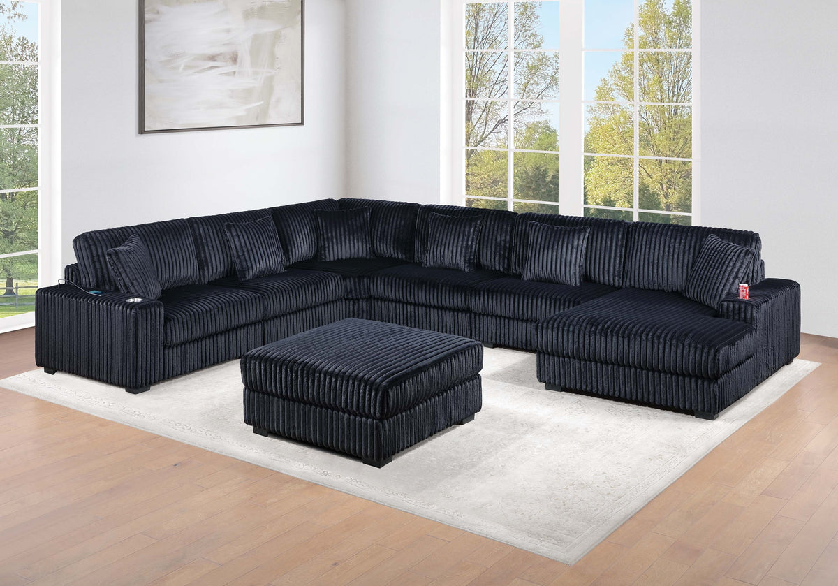 Jumbo Corduroy Modular Sectional