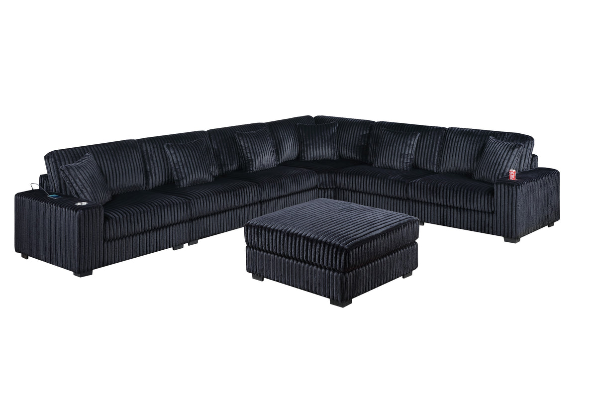 Jumbo Corduroy Customize Sectional