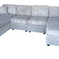 U Shape Corduroy Sectional