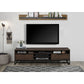 71"  Dark Walnut TV Stand