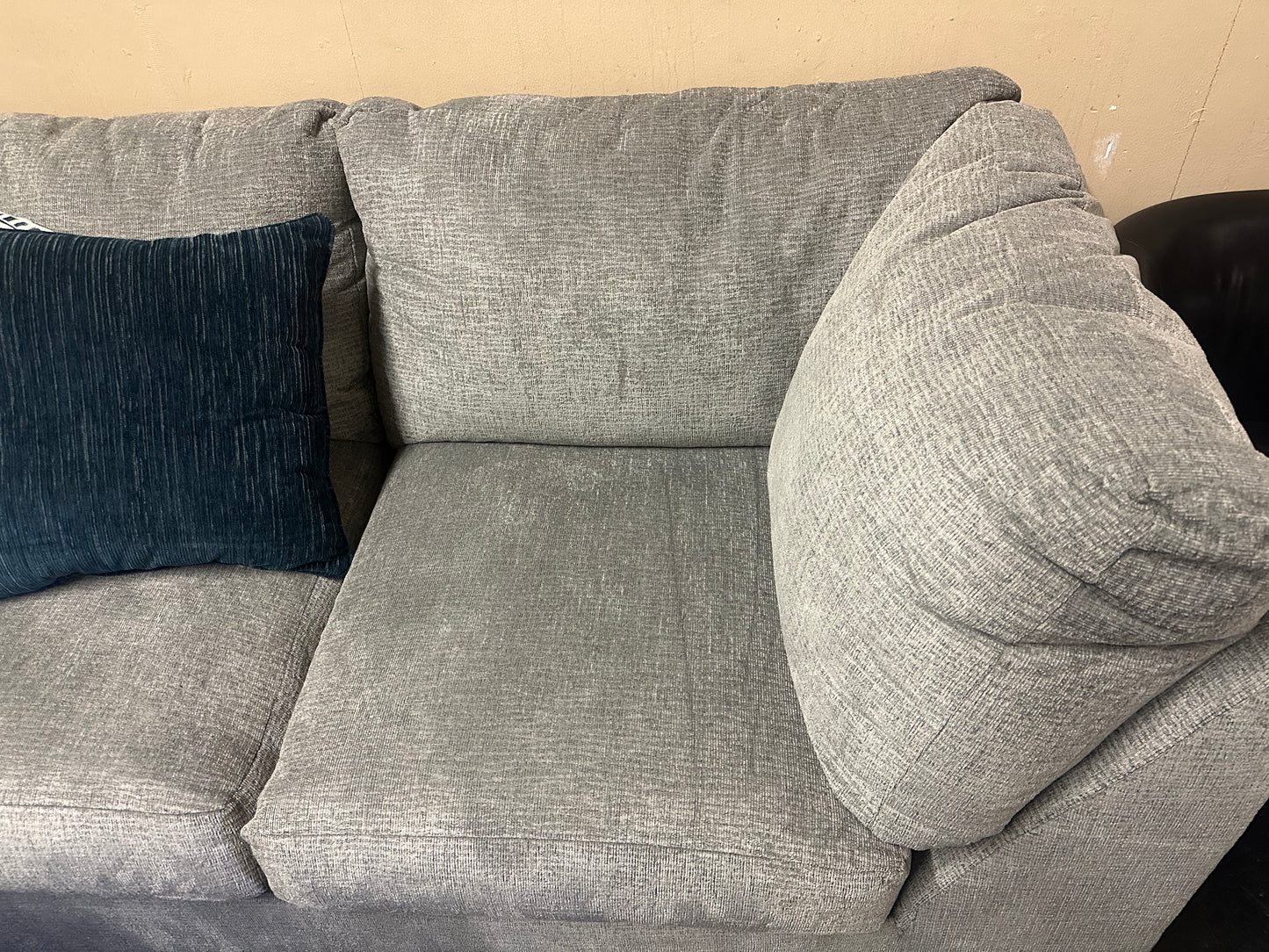 Gray Chenille Sectional