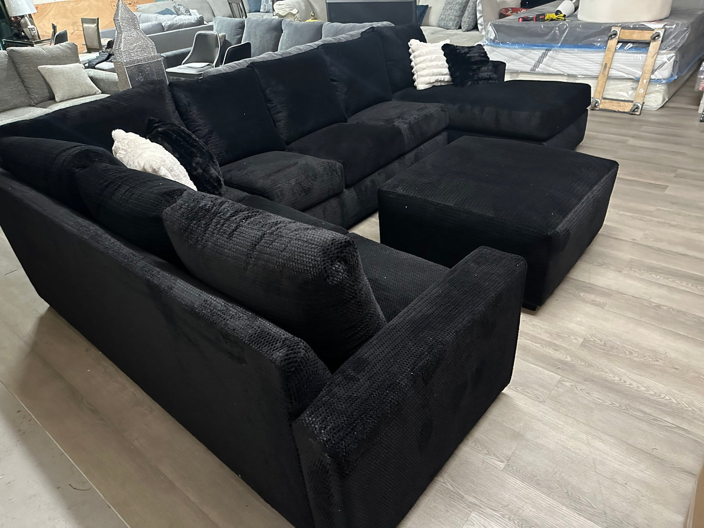 Black sectional