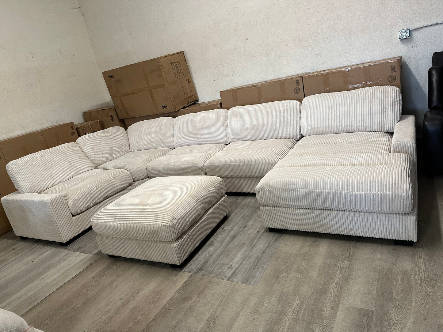 Beige sectional 2 colors available