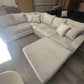 Custom Built Beige Sectional
