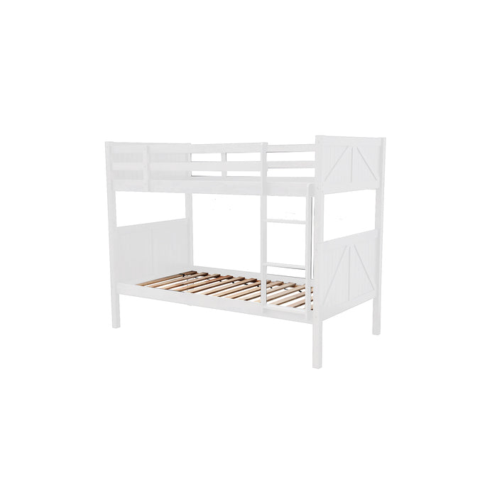 White X Bunk Bed Twin/Twin