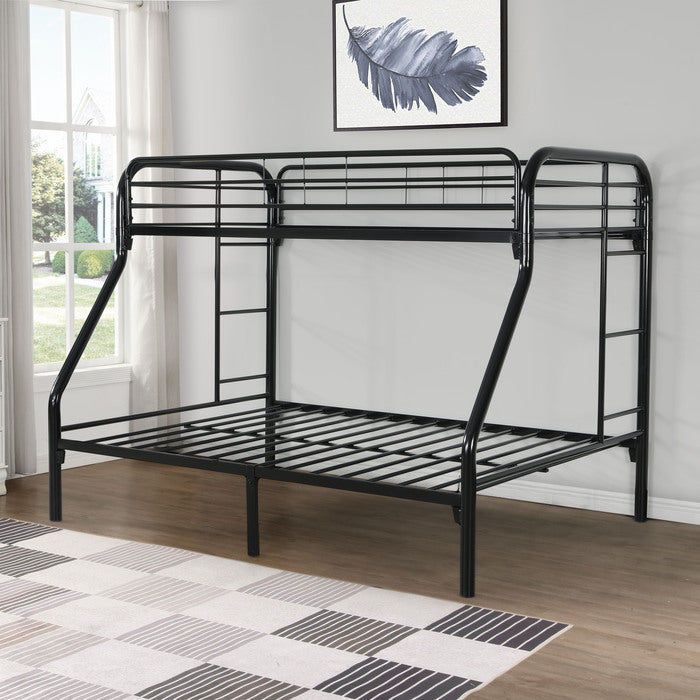 Black Metal Bunk Bed Twin/Full