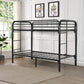 Black Metal Bunk Bed Twin/Twin