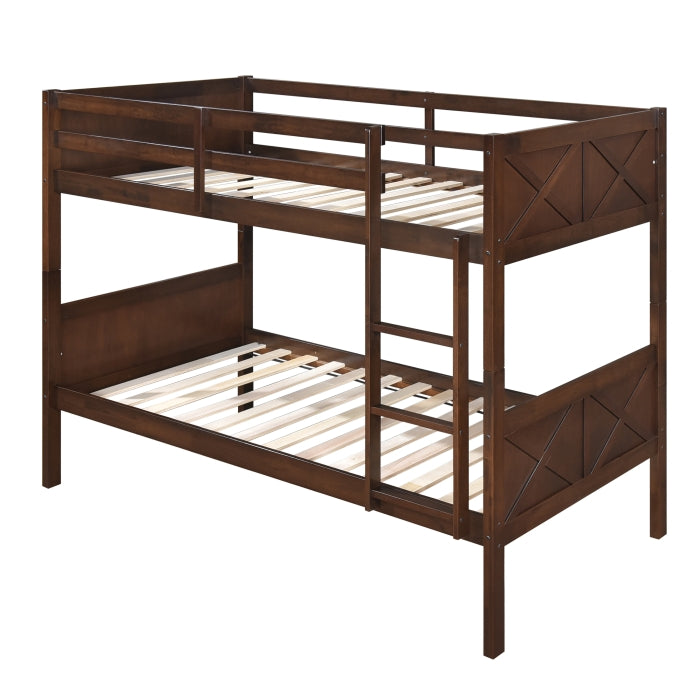 Espresso Bunk Bed Twin/Twin