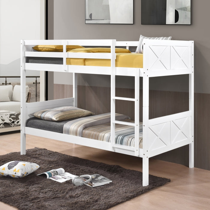 White Bunk Bed Twin/Twin