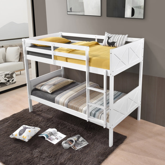 White Bunk Bed Twin/Twin