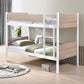 Natural & White Bunk Bed Twin/Twin