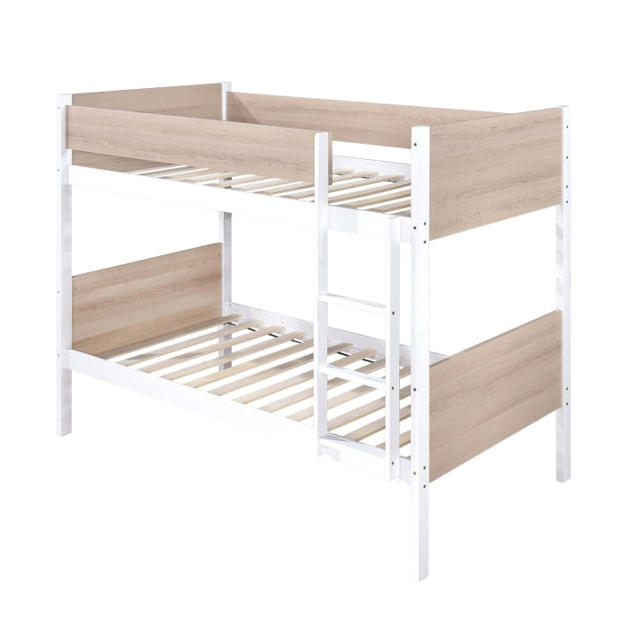 Natural & White Bunk Bed Twin/Twin