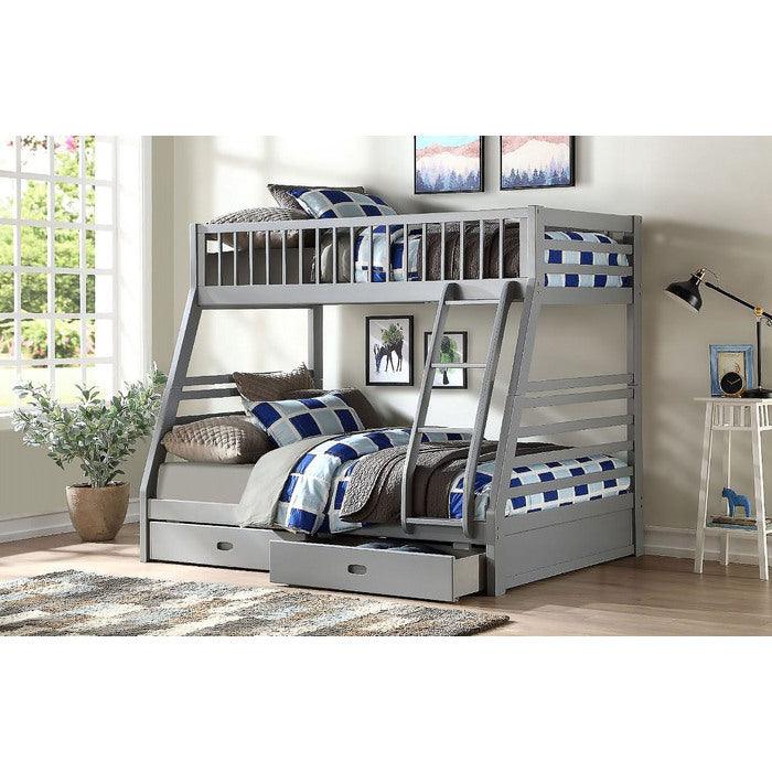 Gray Pine Bunk Bed Twin/Full