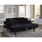Corduroy Upholstered Reversible Sectional