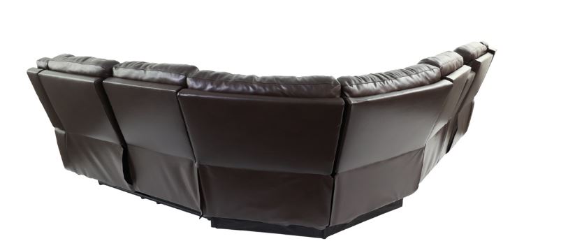 Gel Leatherett Reclining Sectional