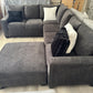 Custom Built Dark Gray Sectional
