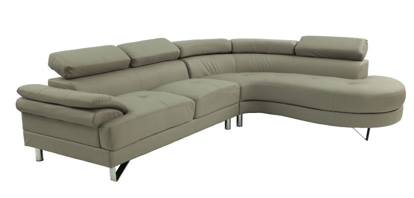 Luxury Faux Leather Sectional