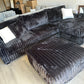 Black Deep Seated Sectional