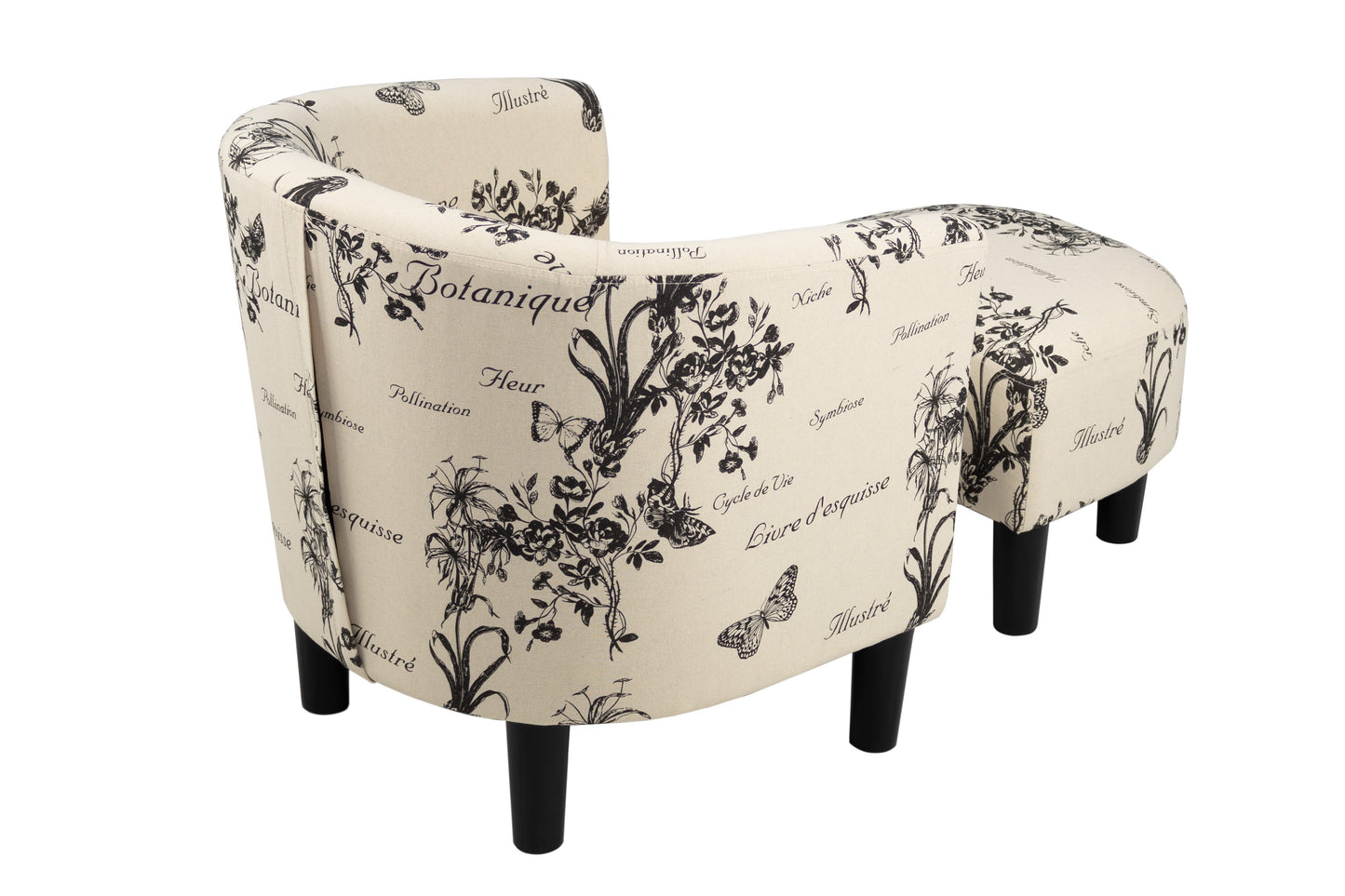Accent Chair and Ottoman