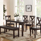 Espresso 6 PC dining set