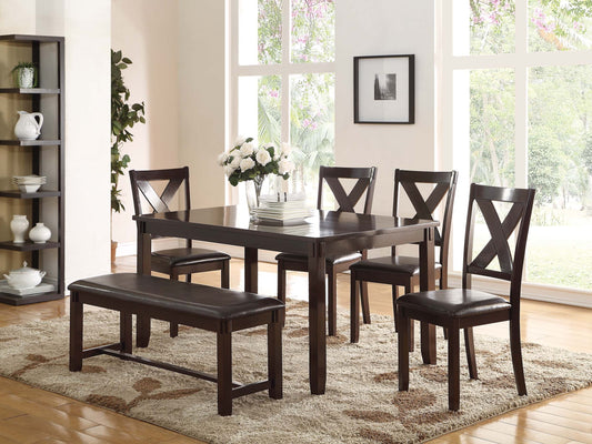 Espresso 6 PC dining set