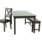 Gray 6 PC dining set