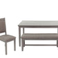 Gray 6 PC dining set
