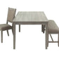 Gray 6 PC dining set